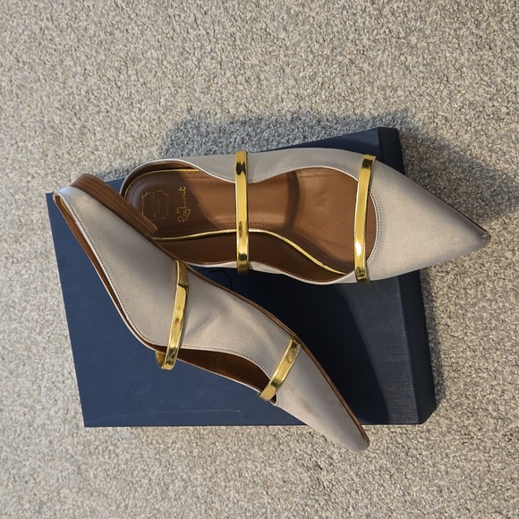 Malone Soulier Maureen mettalic flats - Picture 9 of 10